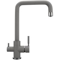 Смеситель для кухни Ulgran Quartz UQ-019-09 Асфальт — фото 1, Смесители