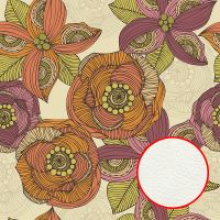 Фреска Ortograf Цветы 9616 Фактура флок FLK Флизелин (2,7*2,7) Разноцветный, Цветы/Абстракция арт-9616 (флок FLK) — фото 1, Фрески