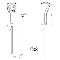 Товар: Душевая система Ideal Standard Ceraflex BC447AA Хром - фото 8 Душевая система Ideal Standard Ceraflex BC447AA Хром — фото 8, Встраиваемые душевые комплекты