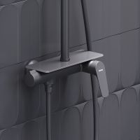 Товар: Душевая система Damixa Jupiter 977780300 Черная матовая - фото 3 Душевая система Damixa Jupiter 977780300 Черная матовая — фото 3, Душевое оборудование. Душевая программа