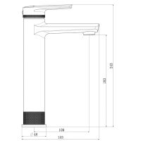 Товар: Смеситель для раковины Royce Queen RCM-120102CR Хром - фото 2 Смеситель для раковины Royce Queen RCM-120102CR Хром — фото 2, Смесители