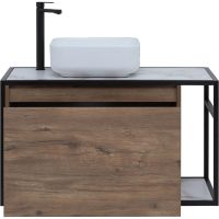 Товар: Тумба под раковину Aquanet Nova Lite Loft 90L 261660 подвесная Дуб рустикальный - фото 4 Тумба под раковину Aquanet Nova Lite Loft 90L 261660 подвесная Дуб рустикальный — фото 4, Тумбы под раковину