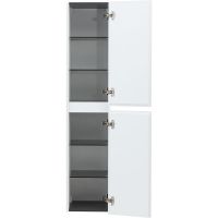 Шкаф пенал Aquanet Альтера 34 337158 подвесной Белый матовый — фото 5, Мебель для ванной