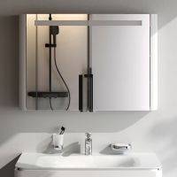 Зеркальный шкаф AM.PM Sensation 100 M30MCX1001WG с подсветкой Белый глянцевый — фото 3, Мебель для ванной