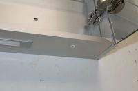 Зеркальный шкаф BelBagno 120 SPC-3A-DL-BL-1200 с подсветкой Сатин — фото 6, Мебель для ванной