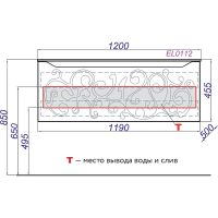 Товар: Тумба под раковину Clarberg Elegance 120 EL0112GL подвесная Белая матовая Золото - фото 6 Тумба под раковину Clarberg Elegance 120 EL0112GL подвесная Белая матовая Золото — фото 6, Тумбы под раковину