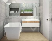 Керамическая плитка Belleza Грэйс белый 00-00-5-17-00-00-2330 настенная 20х60 см — фото 2, Керамическая плитка