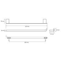 Товар: Полотенцедержатель Bemeta Organic Black 167104370 Черный матовый - фото 2 Полотенцедержатель Bemeta Organic Black 167104370 Черный матовый — фото 2, Полотенцедержатели