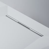 Душевой лоток AM.PM MasterFlow 60 W01SC-S11-060-05SB с решеткой Хром матовый Slim line — фото 11, Душевые лотки