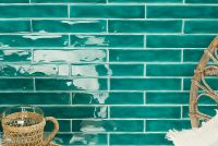 Керамическая плитка Amadis Boston Agua Marine настенная 5х25 см — фото 2, Керамическая плитка