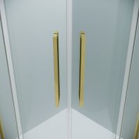 Товар: Душевой уголок Grossman Cosmo 100х100 301.K33.02.1010.32.00 профиль Золото сатин стекло прозрачное - фото 8 Душевой уголок Grossman Cosmo 100х100 301.K33.02.1010.32.00 профиль Золото сатин стекло прозрачное — фото 8, Душевые уголки