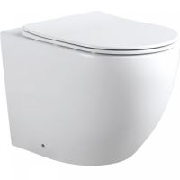 Унитаз Aquanet Cetus 2.0 Rimless 243540 приставной с сиденьем Микролифт — фото 1, Приставные унитазы