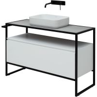 Тумба под раковину Allen Brau Priority 120 1.31004.WM Белая матовая — фото 8, Мебель для ванной