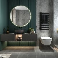 Товар: Электрический полотенцесушитель Black&White N-355B 48x92 355BI Черный матовый - фото 4 Электрический полотенцесушитель Black&White N-355B 48x92 355BI Черный матовый — фото 4, Электрические полотенцесушители