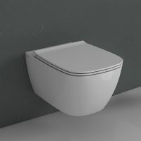 Унитаз Globo Genesis GNS02.BI подвесной без сиденья — фото 2, Подвесные унитазы