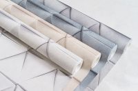 Обои Артекс Нокс 10817-04 Винил на флизелине (1,06*10,05) Серый, Геометрия — фото 6, Обои для стен