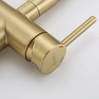 Смеситель для кухни Gappo G4398-83 Золотой сатин Черный — фото 10, Смесители для кухни