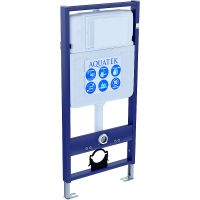 Комплект унитаза с инсталляцией Aquatek Set Aquatek Классик-009 4в1 с сиденьем Микролифт и Белой клавишей смыва — фото 4, Комплекты унитаз + инсталляция