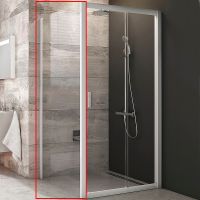 Душевая стенка Ravak Blix BLPS-100 9BHA0100Z1 профиль Белый стекло Transparent — фото 1, Боковые стенки