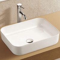 Раковина-чаша WeltWasser Elbach 2195 50 10000003851 Белый глянец — фото 1, Раковины накладные