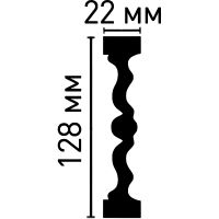 Товар: Молдинг Decomaster 98091 2400x128x22 мм - фото 2 Молдинг Decomaster 98091 2400x128x22 мм — фото 2, Молдинги