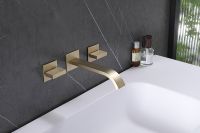 Товар: Смеситель для раковины Abber Wasserfall AF8612G Золото матовое - фото 2 Смеситель для раковины Abber Wasserfall AF8612G Золото матовое — фото 2, Смесители