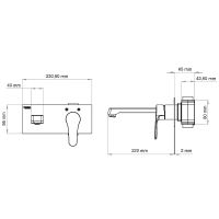 Смеситель для раковины Teska Quarsar Pro E5108 Черный матовый — фото 3, Смесители для раковины