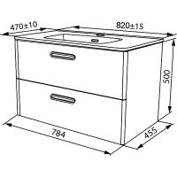 Товар: Тумба под раковину Iddis Brick 80 BRI80W0i95 подвесная Белая глянцевая - фото 7 Тумба под раковину Iddis Brick 80 BRI80W0i95 подвесная Белая глянцевая — фото 7, Тумбы под раковину