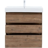 Тумба под раковину Aquanet Nova Lite 85 302477 Дуб рустикальный — фото 6, Тумбы под раковину