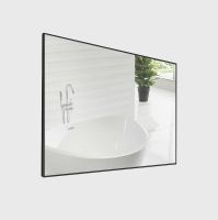 Зеркало BelBagno SPC 100 SPC-AL-1000-800 Nero Черное — фото 1, Зеркала в ванную комнату