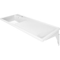 Товар: Раковина Paola Magenta 110 L с местом под стиральную машину Белая глянцевая - фото 3 Раковина Paola Magenta 110 L с местом под стиральную машину Белая глянцевая — фото 3, Раковины