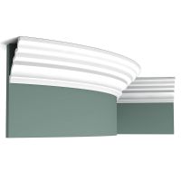 Карниз Orac Decor C326F 2000x105x90 мм — фото 1, Карнизы