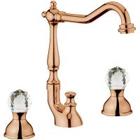 Смеситель для раковины Webert Karenina KA750202065 Бронза — фото 1, Смесители для раковины