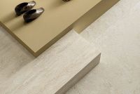 Керамогранит Italgraniti I Travertini Bianco Vein Cut Sq TR01BA 60х120 см — фото 2, Керамогранит