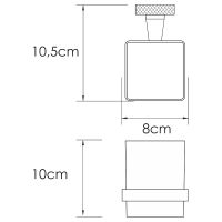 Товар: Стакан для зубных щеток WasserKRAFT Mosel K-46628 Хром - фото 5 Стакан для зубных щеток WasserKRAFT Mosel K-46628 Хром — фото 5, Мыльницы