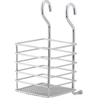 Полка корзина Tekno-tel MG073 Хром — фото 1, Полки для ванной и душа