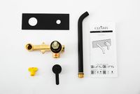 Смеситель для раковины Cezares Leaf Черный матовый арт-LEAF-BLI1-NOP — фото 5, Смесители для раковины