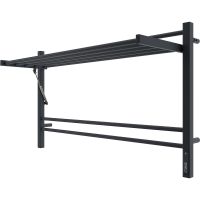 Электрический полотенцесушитель Terminus Горизонт П8 1000х600 4670078543325 с полкой Черный муар — фото 1, Электрические полотенцесушители