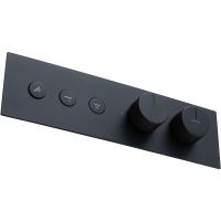 Смеситель для душа Allen Brau Liberty 5.33003-31 с термостатом Черный матовый — фото 2, Смесители