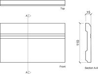 Плинтус гибкий Европласт 1.53.103 2000x110x15 мм — фото 3, Плинтуса напольные