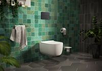 Комплект унитаза с инсталляцией Berges Floe Rimless 043279 с сиденьем Микролифт и Черной матовой клавишей смыва — фото 15, Унитазы