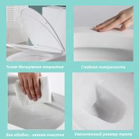 Унитаз компакт Ceruttispa Sella GW CT9864 с бачком и сиденьем Микролифт — фото 9, Напольные унитазы