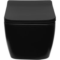 Унитаз Allen Brau Liberty 2 4.33007.31 подвесной Черный матовый без сиденья — фото 6, Подвесные унитазы