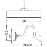 Светильник Devon&Devon Argo 30 DGLQ30CR Хром — фото 5, Аксессуары для ванной
