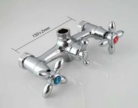 Смеситель для ванны Frap H27 F2227 универсальный Хром — фото 2, Смеситель для ванны