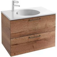 Тумба под раковину Jacob Delafon Odeon Rive Gauche 90 EB2523-R9-E52 подвесная Дуб табак — фото 1, Тумбы под раковину