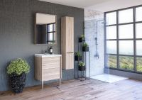 Товар: Тумба под раковину Aquaton Стоун 60 1A231401SX850 подвесная Сосна арлингтон - фото 5 Тумба под раковину Aquaton Стоун 60 1A231401SX850 подвесная Сосна арлингтон — фото 5, Мебель для ванной