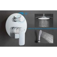 Товар: Душевая система Gappo G7148-8 Белый Хром - фото 8 Душевая система Gappo G7148-8 Белый Хром — фото 8, Встраиваемые душевые комплекты