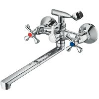 Смеситель для ванны Viko V-1515 универсальный Хром — фото 1, Смеситель для ванны