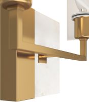 Товар: Настенный светильник Maytoni Table Floor Bianco Z030WL-02BS Белый Латунь - фото 2 Настенный светильник Maytoni Table Floor Bianco Z030WL-02BS Белый Латунь — фото 2, Бра